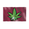 Drapeau Feuille de Cannabis