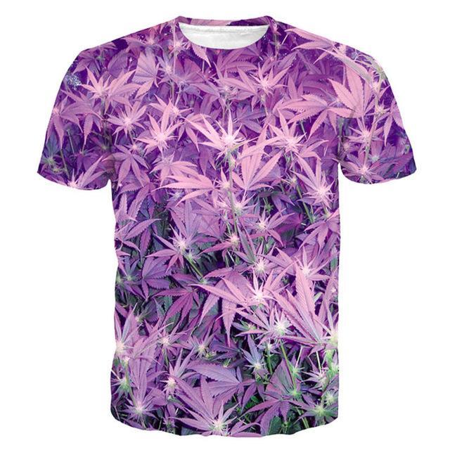 T-Shirt Cannabis <br> Purple Kush