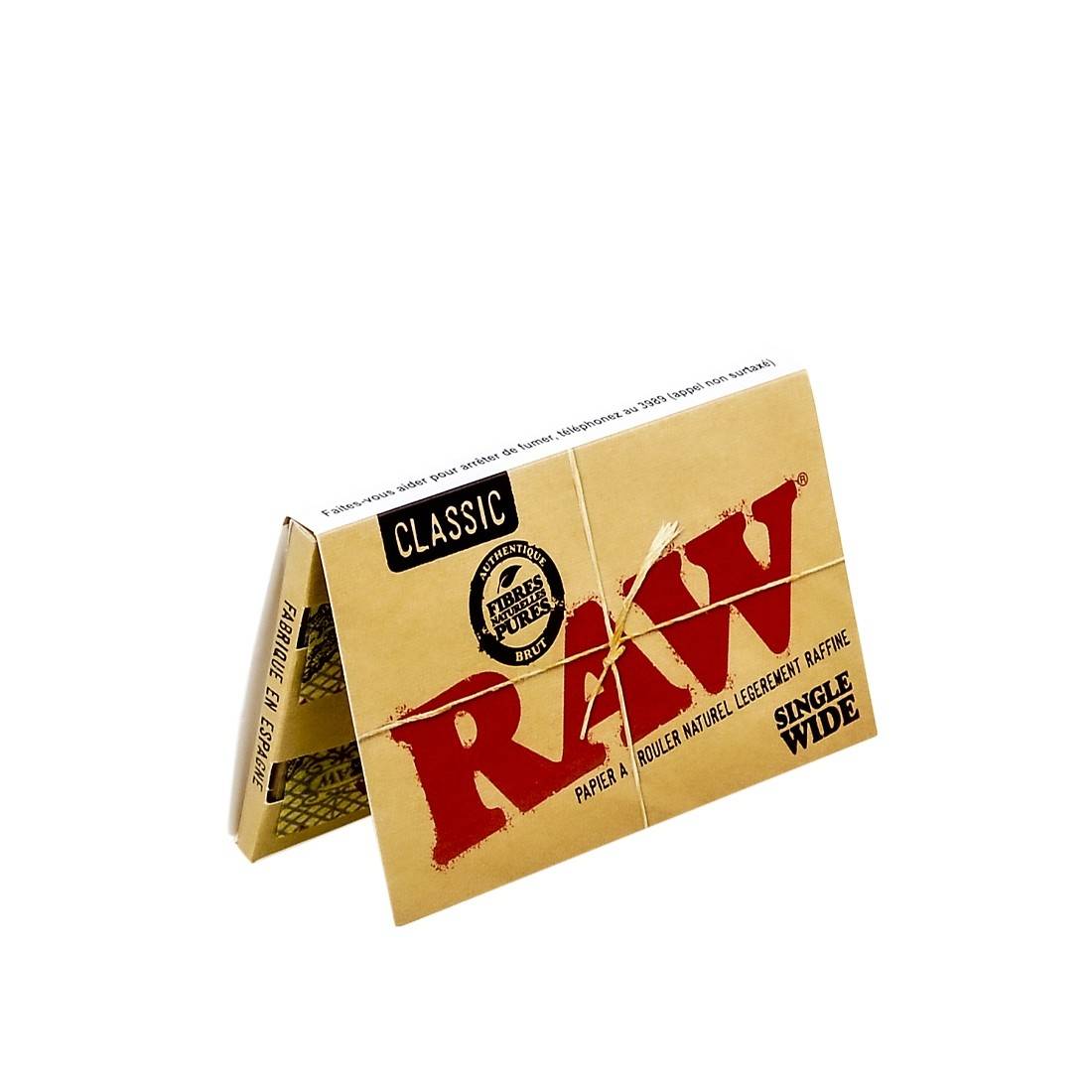 feuille raw non blanchi
