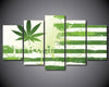 Tableau Cannabis <br> Drapeau Weed