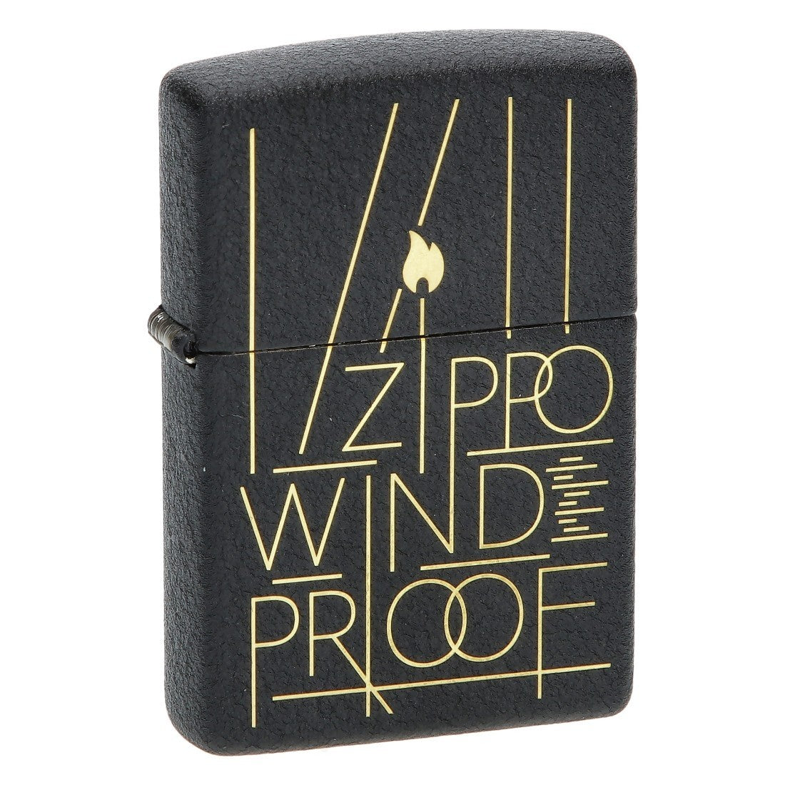 Briquet Zippo à Essence - Or, En Acier Inoxydable, Neuf (jamais Utilisé)