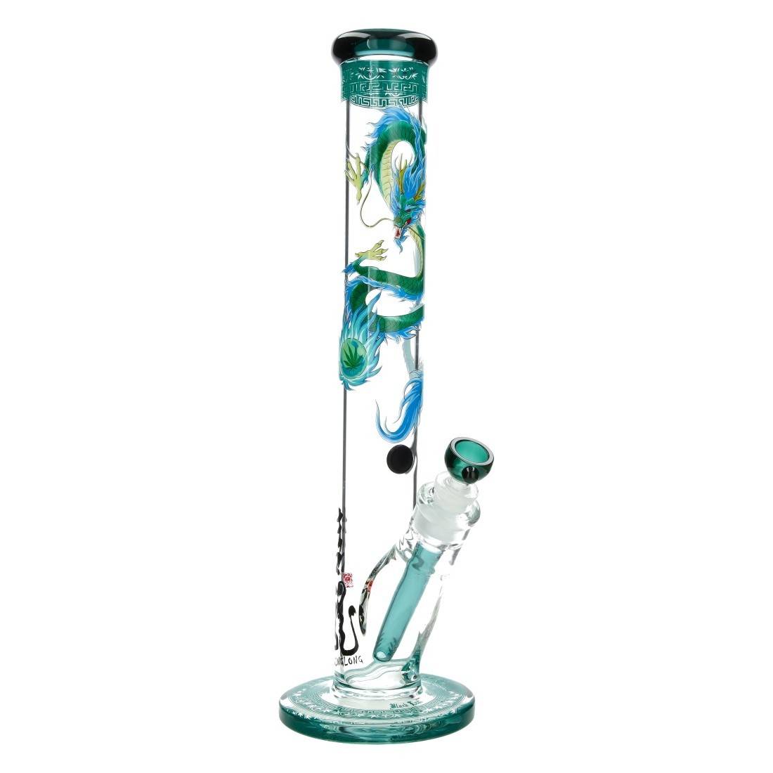 Bang en verre Black Leaf