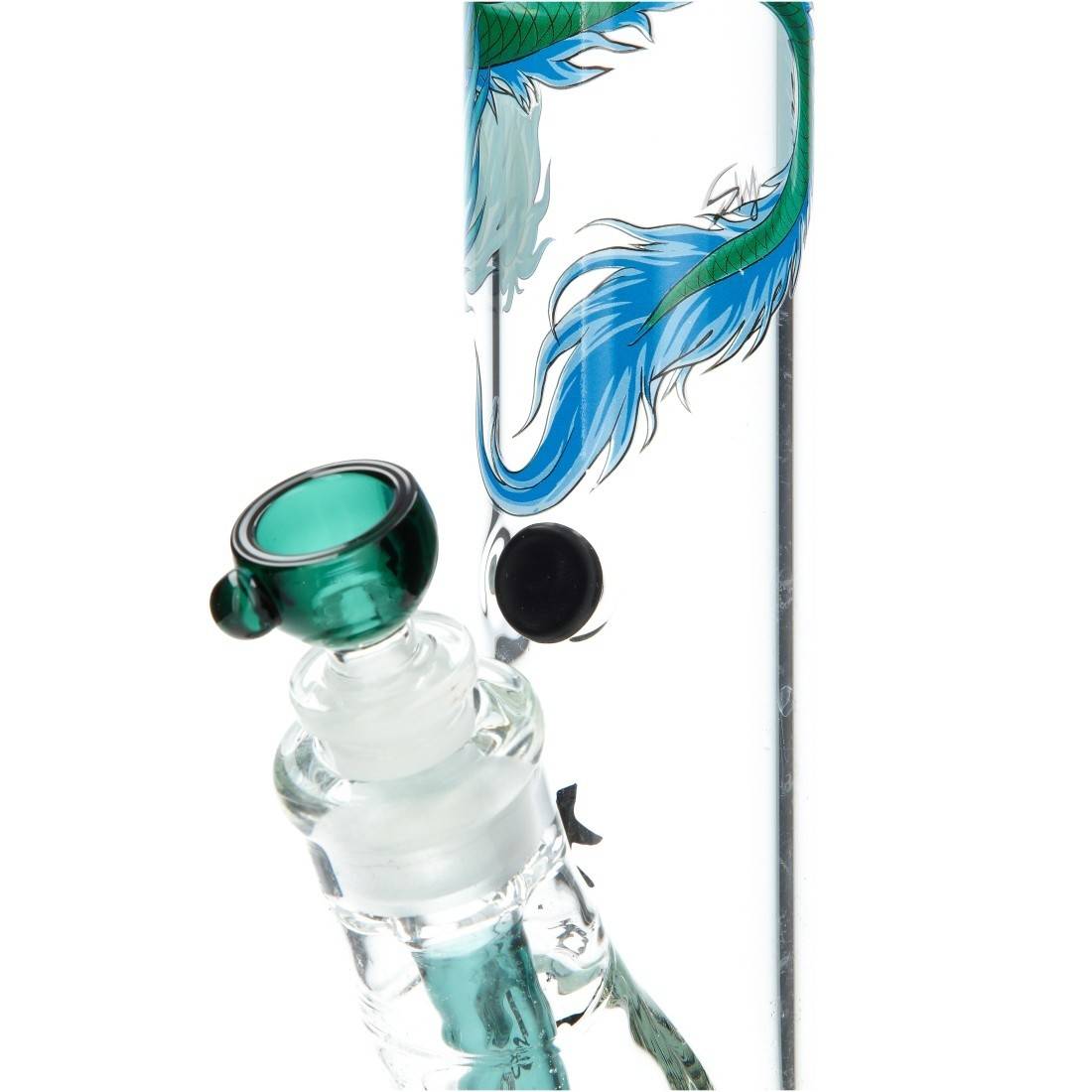 Bang en verre Black Leaf
