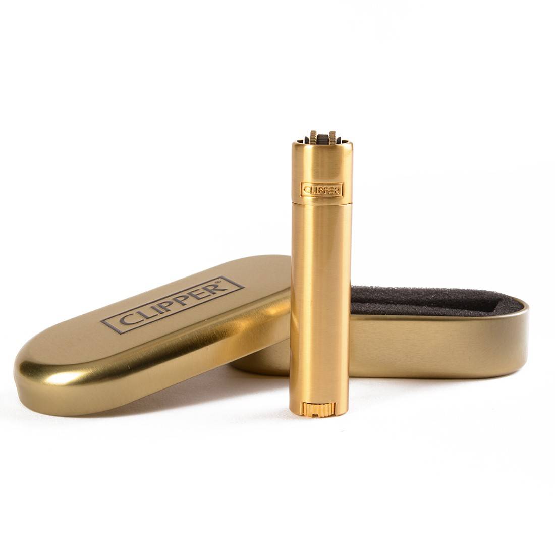 Briquet clipper gold