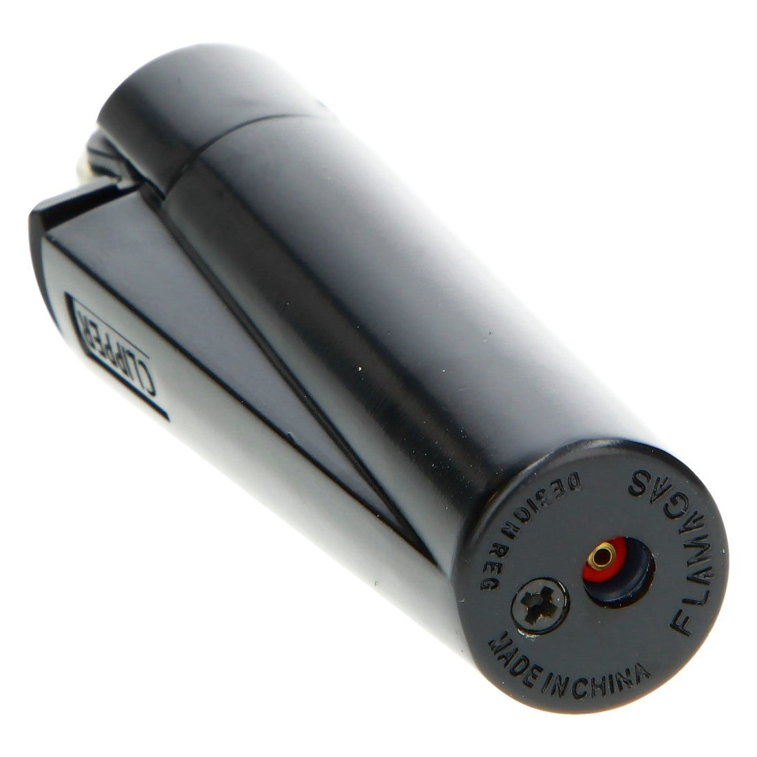 Briquet clipper noir mat