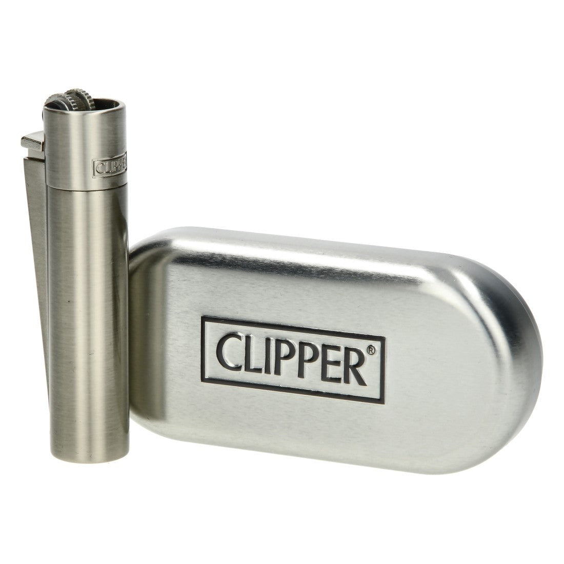 Briquet clipper en métal