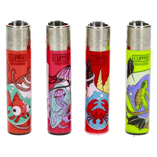 Lot de briquets couleurs