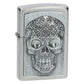 Briquet zippo tête de mort