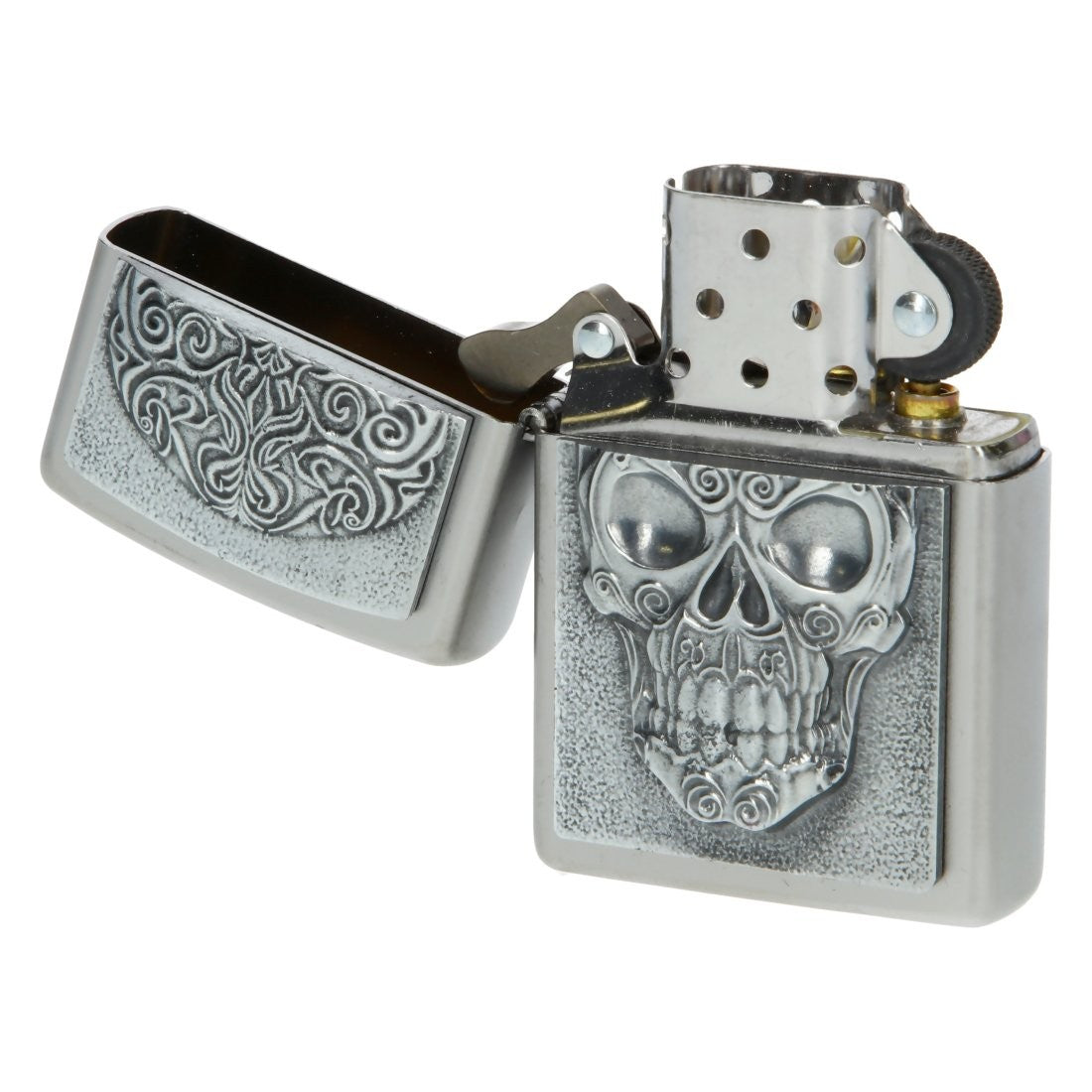 Briquet zippo tête de mort
