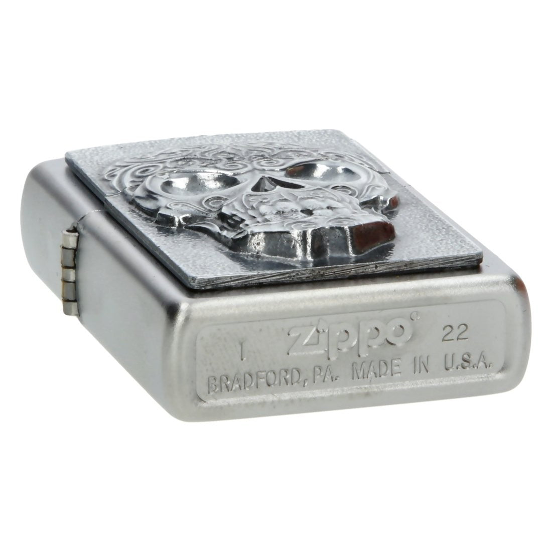 Briquet zippo tête de mort