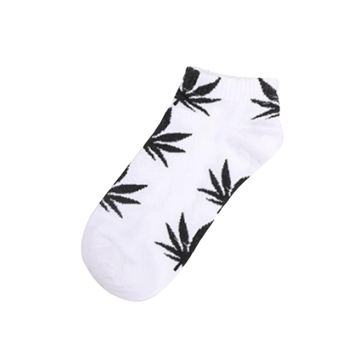 Chaussette Weed Blanc et Noir