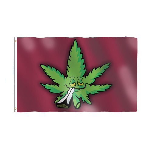 Drapeau Feuille de Cannabis