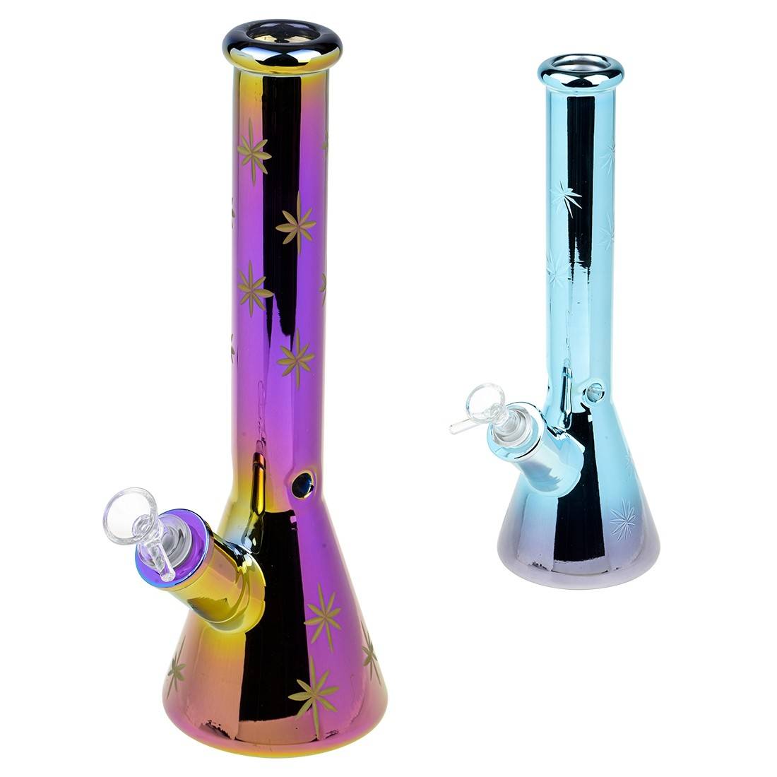 Bang en verre Kush Micros  Bong avec percolateur - MajorSmoker