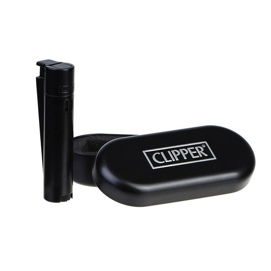 Briquet Clipper noir