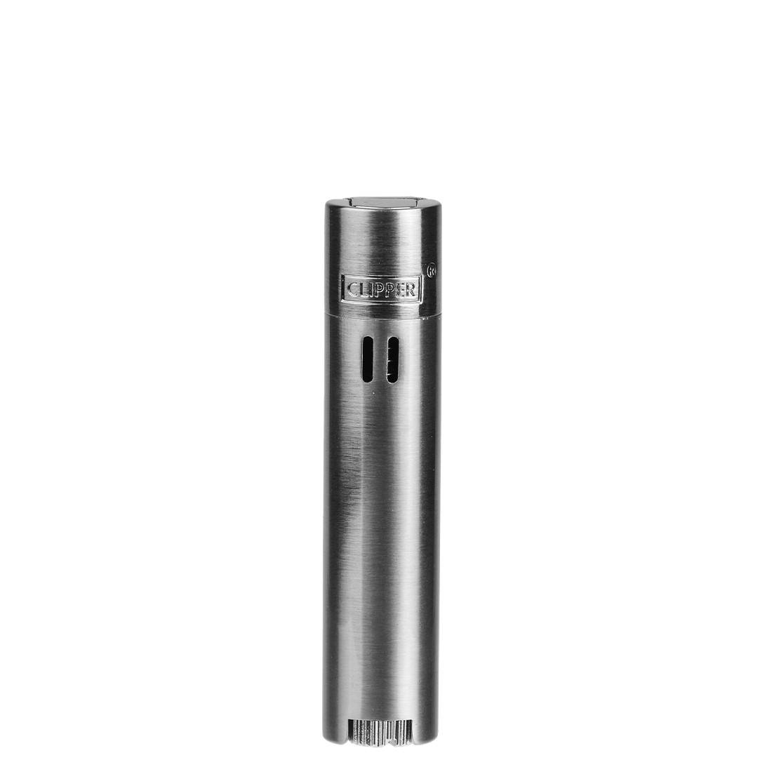 Briquet Clipper métal chalumeau