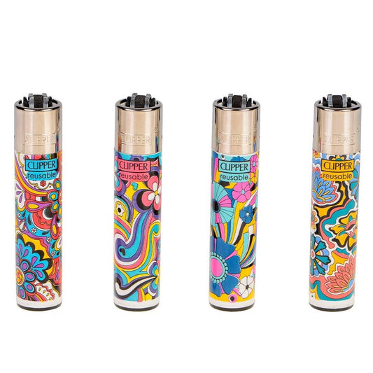 Briquet clipper métal lot