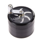 Grinder Cannabis Manivelle 4 Parties Noir