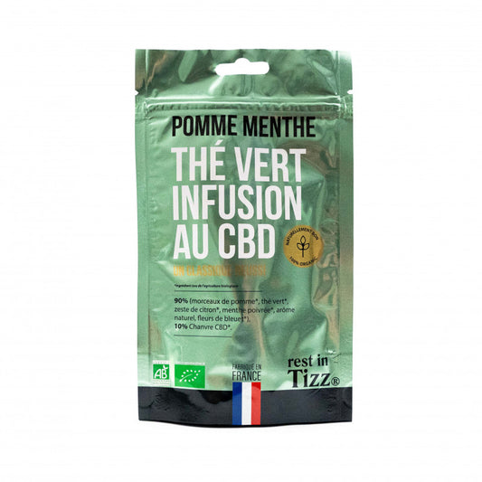 Infusion CBD Menthe Pomme