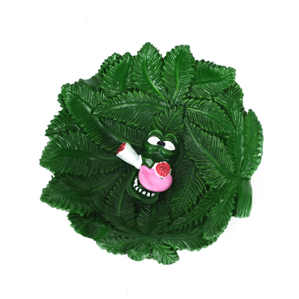 cendrier feuille cannabis