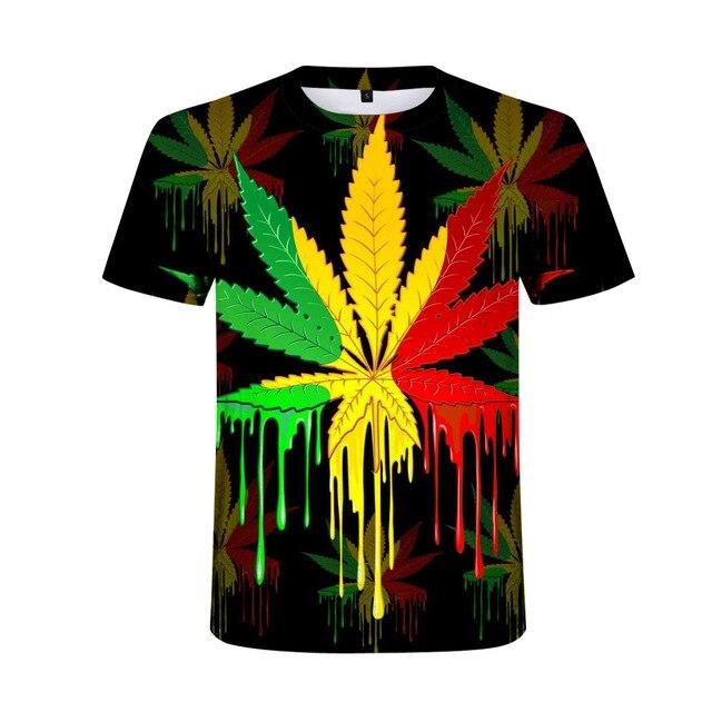 T-Shirt Rasta Weed