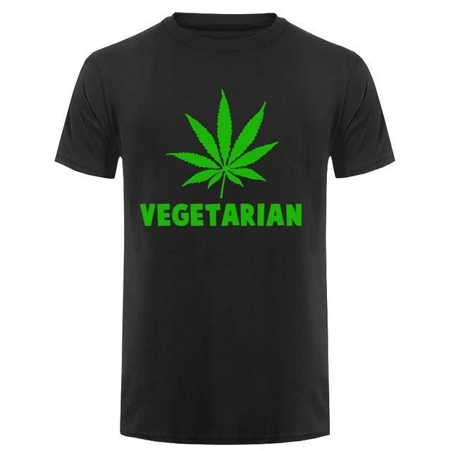 T-Shirt Cannabis <br> Végétarien