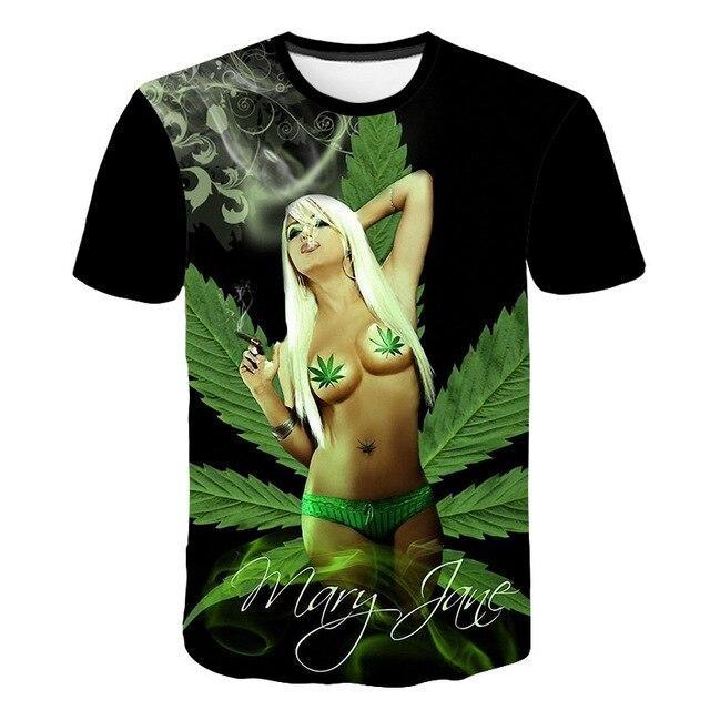 T-Shirt Cannabis <br> Mary Jane