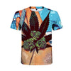 T-Shirt Cannabis Tête de Weed