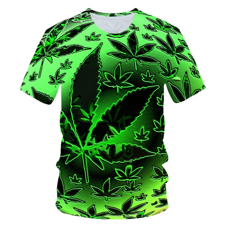 T-Shirt Feuille Cannabis
