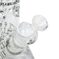 Bang en verre Black Leaf