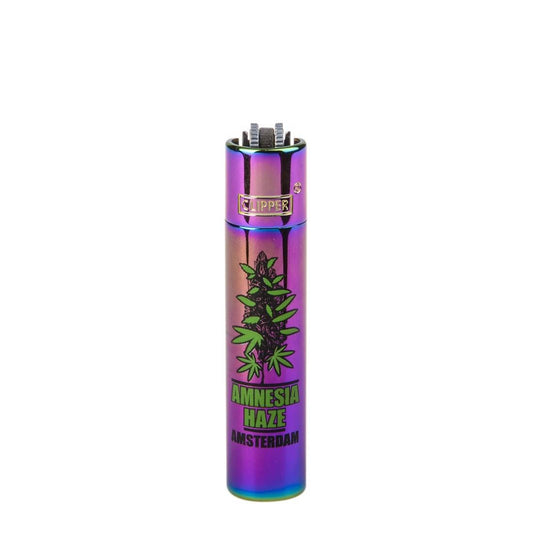 Briquet clipper métal rose