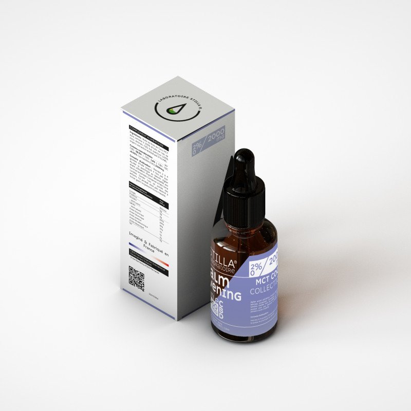 Huile de CBD 20% <br> Calme Violette et Pastèque