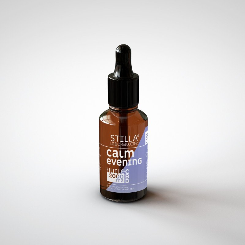 Huile de CBD 20% <br> Calme Violette et Pastèque
