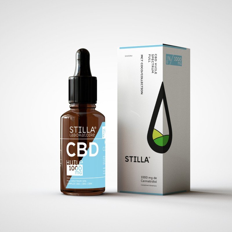 Huile de CBD 10% <br> Noix de Coco