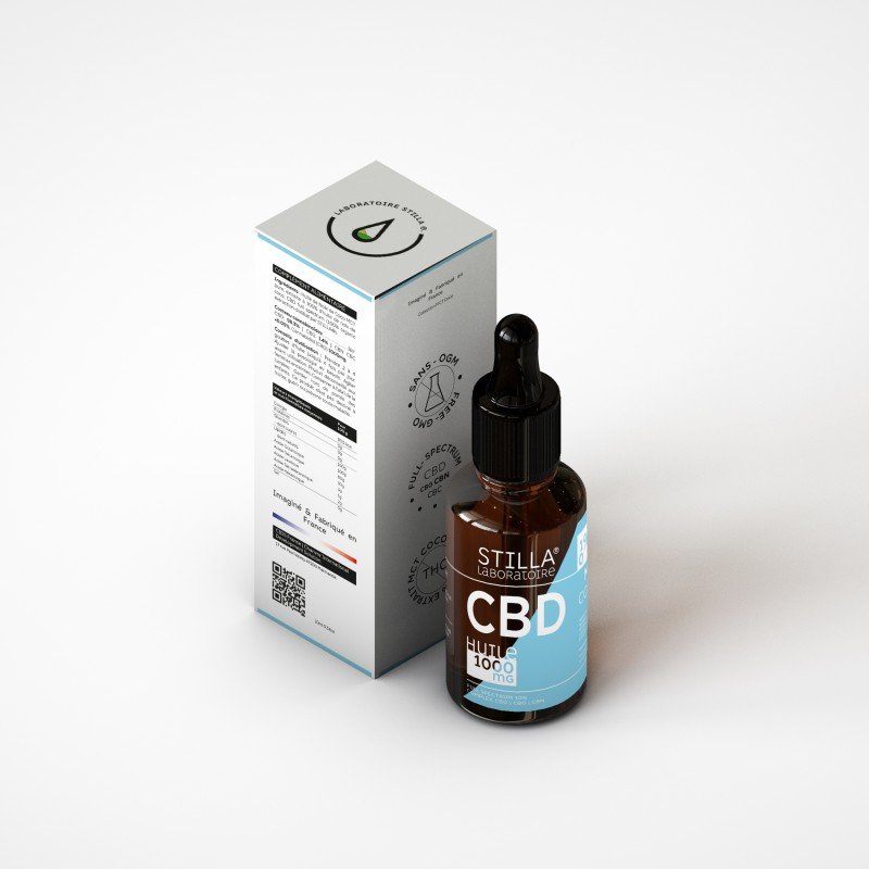 Huile de CBD 10% <br> Noix de Coco