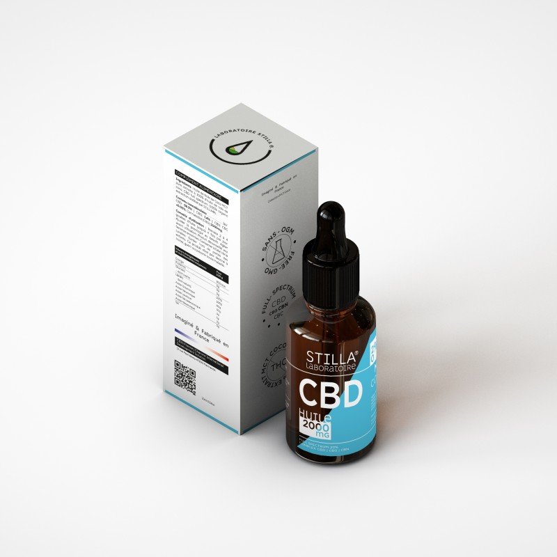 Huile de CBD 20% <br> Noix de Coco