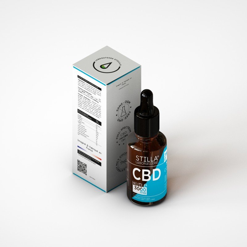Huile de CBD 30% <br> Noix de Coco
