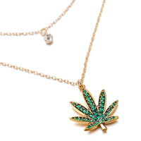 Pendentif Cannabis  Femme