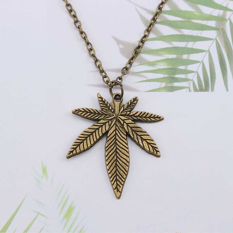 Pendentif Homme weed