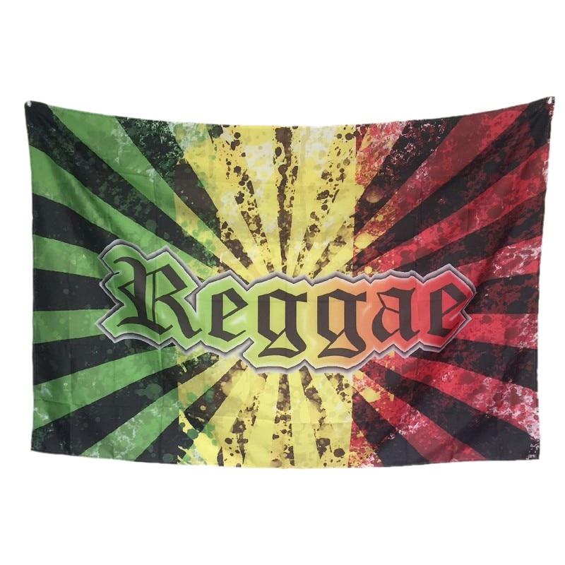 Drapeau Cannabis <br> Couleurs Reggae