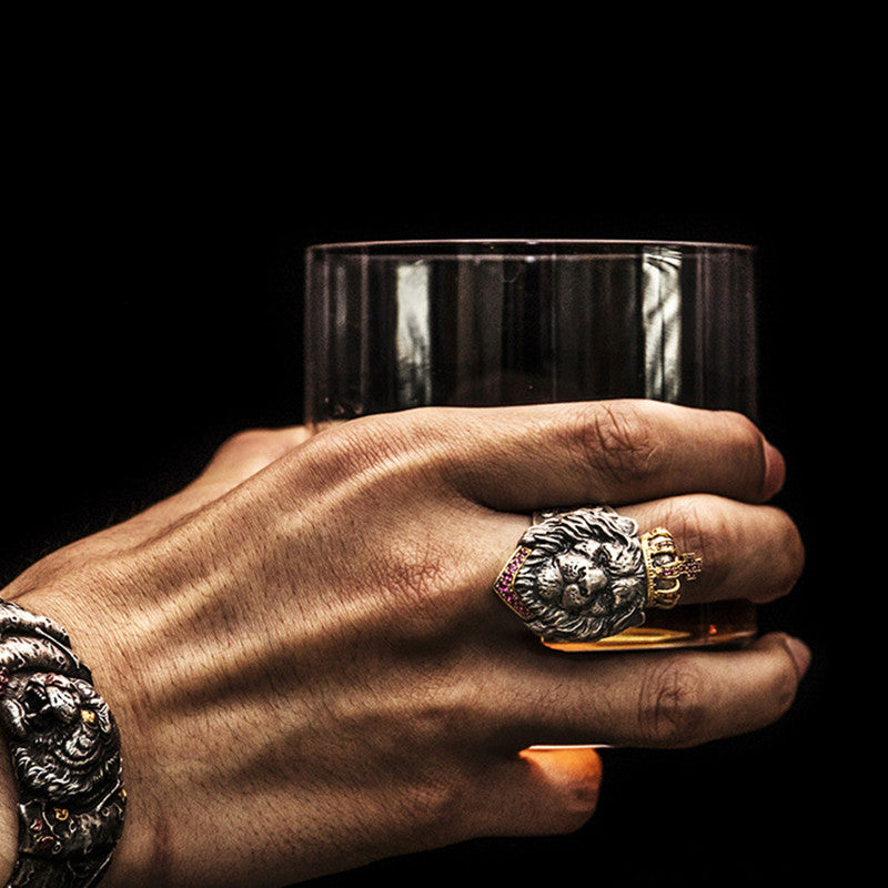 Bague Cannabis <br> Lion Rasta