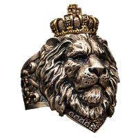 Bague Cannabis <br> Lion Rasta