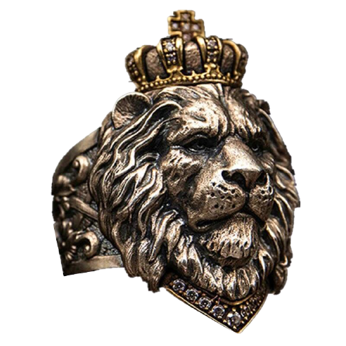 Bague Cannabis <br> Lion Rasta