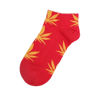 Chaussette Weed Rouge et Jaune