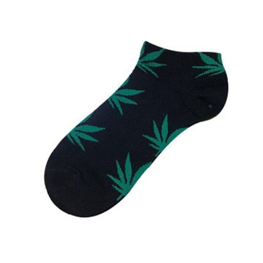 Chaussette Weed Noir et Vert