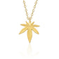 Pendentif Cannabis Or