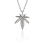 Pendentif Feuille de Cannabis en Argent