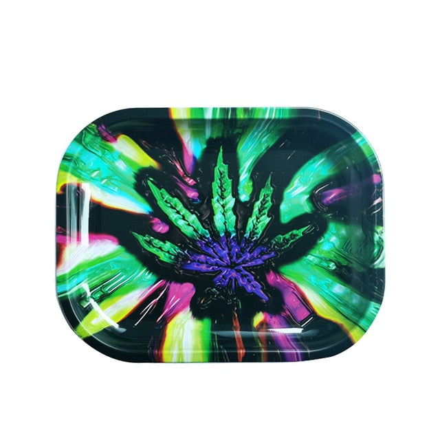  Feuille de Cannabis colorée 