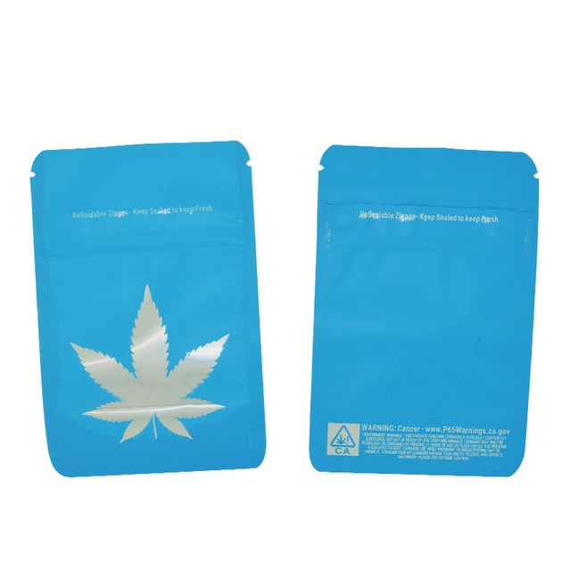 Pochon Zip Bleu  Passion Cannabis
