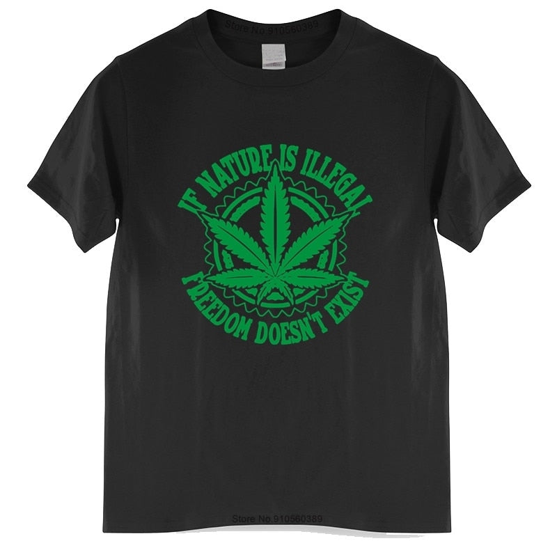 T-Shirt Cannabis <br> Interdit