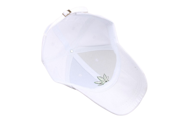Casquette Cannabis <br> Blanche